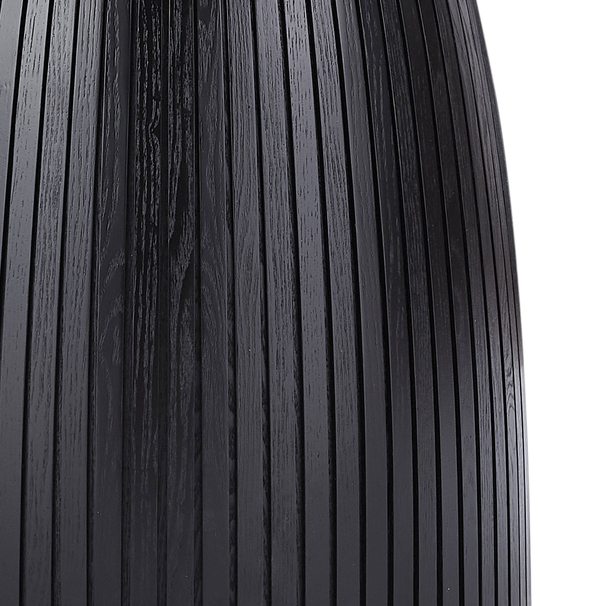 A sleek 47.24 inch MDF dining table in matte black, perfect for small spaces, showcasing a modern design suitable for dining and multi-purpose use.