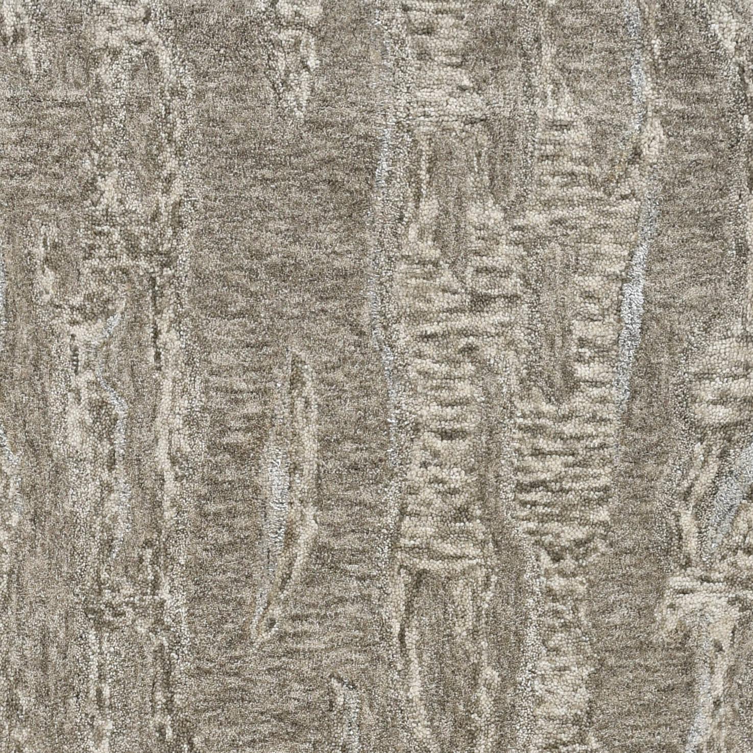 5x7 inches sand plain wool indoor area rug with viscose highlights, showcasing a soft texture and serene color.