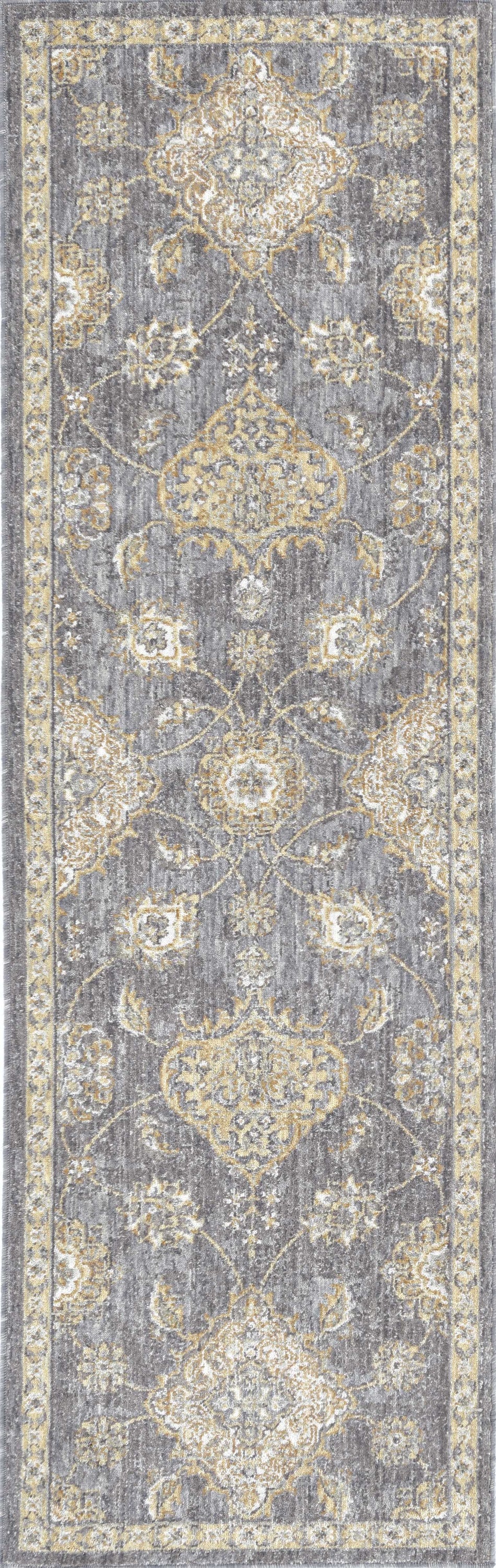5 inches x 8 inches sage green machine woven traditional indoor area rug with a soft texture and timeless pattern, ideal for living spaces.