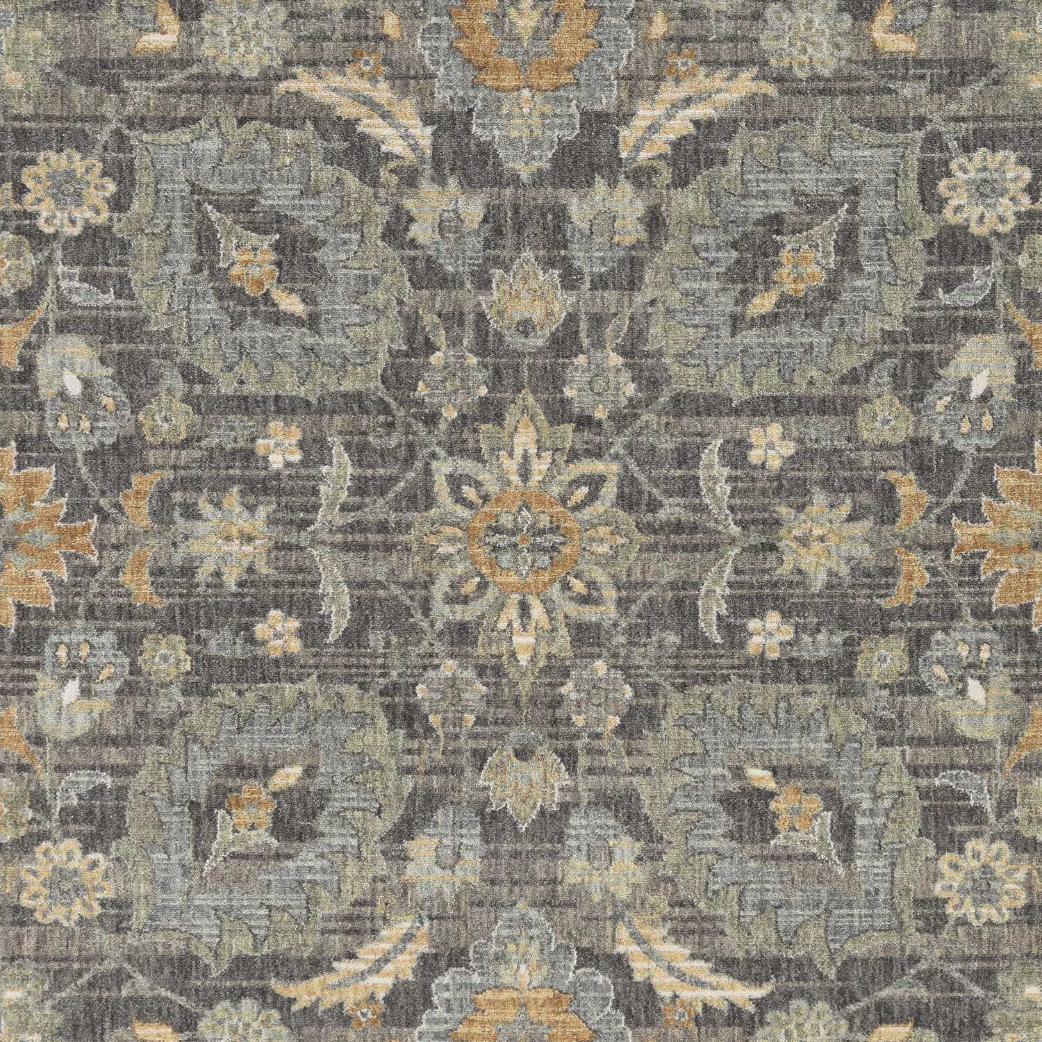 5x8 taupe machine woven traditional indoor area rug with intricate patterns, soft wool texture, perfect for living room decor.
