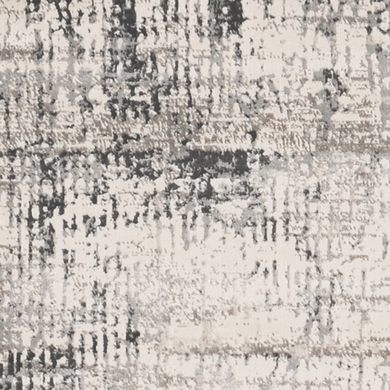 7' x 11' ivory and silver area rug with a modern metallic luster, showcasing a luxurious design suitable for various home decors.