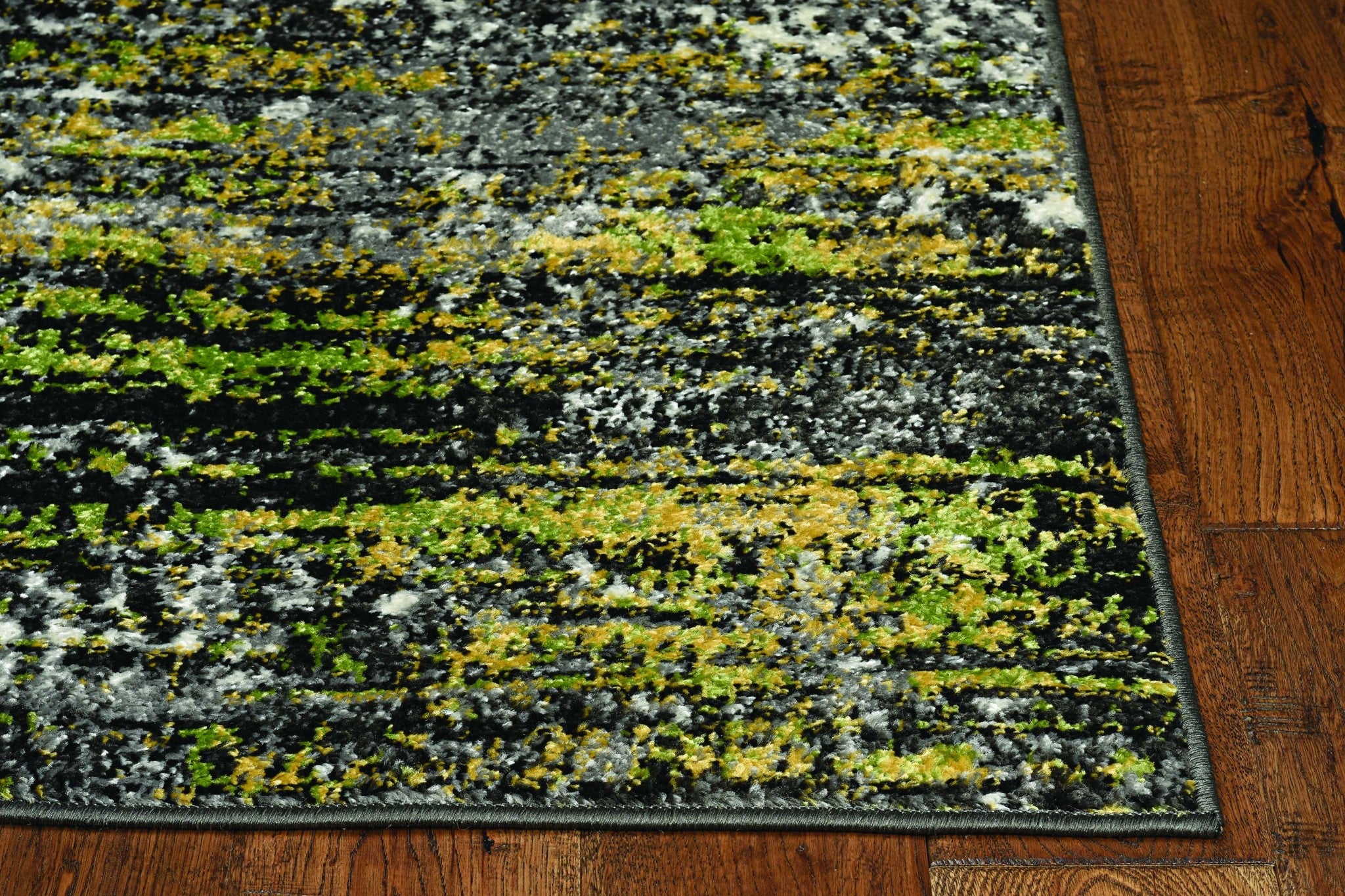 7-inch grey machine woven abstract indoor runner rug showcasing a modern abstract design, perfect for enhancing home decor.