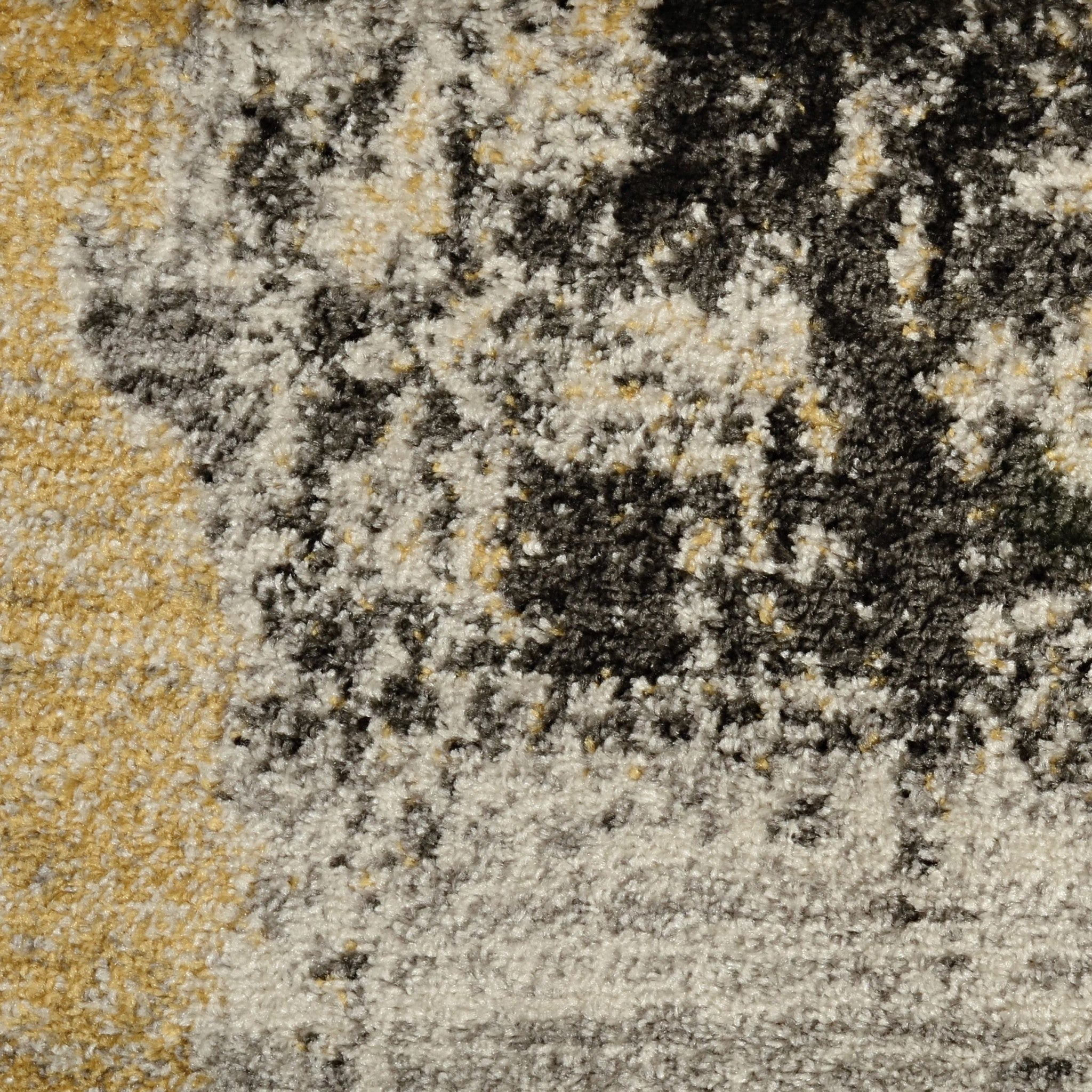 7 inches grey machine woven indoor runner rug featuring a vibrant watercolor splash design, perfect for enhancing home decor.