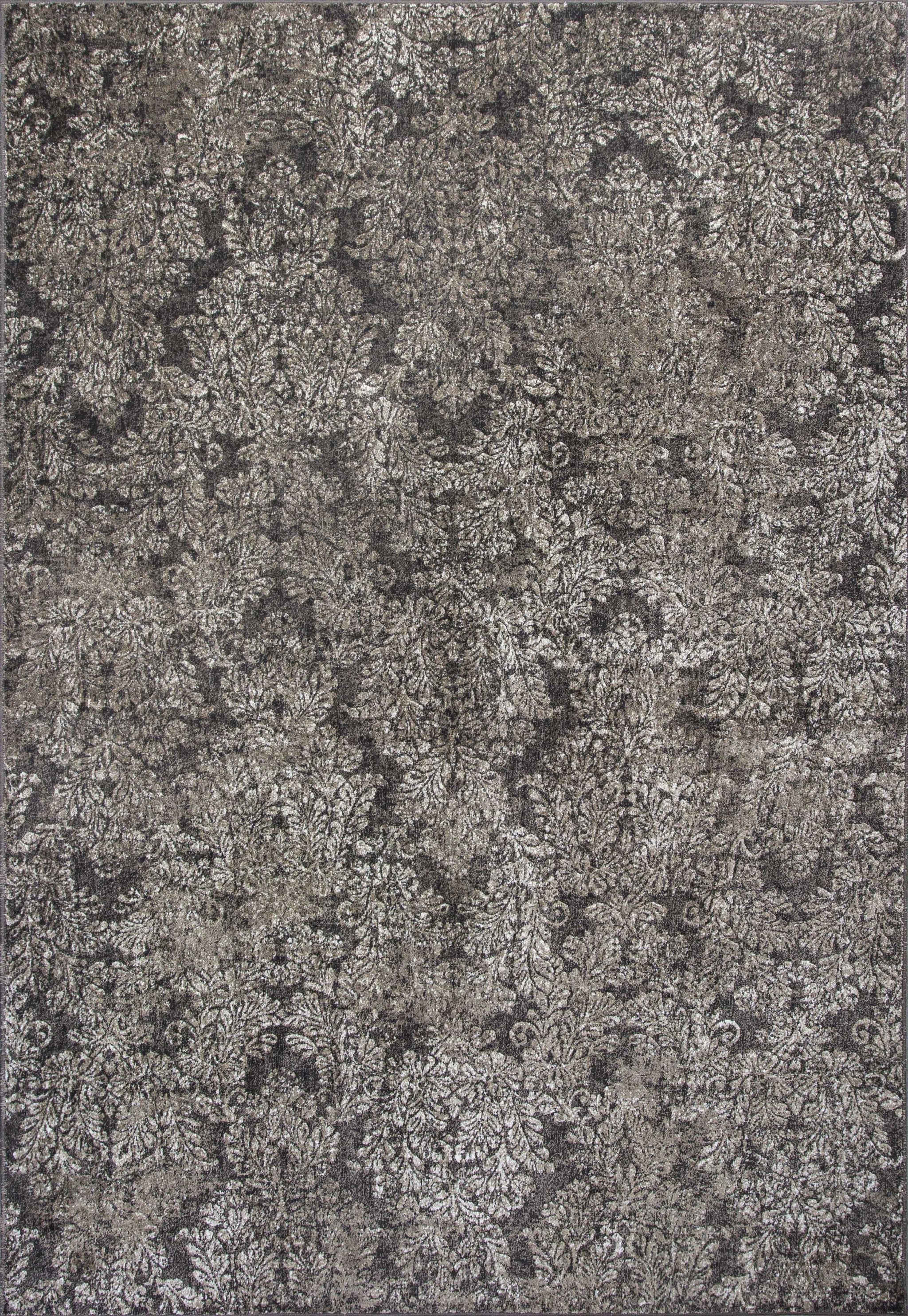 7 inches x 11 inches taupe and sand viscose area rug with elegant damask pattern, perfect for modern home decor.