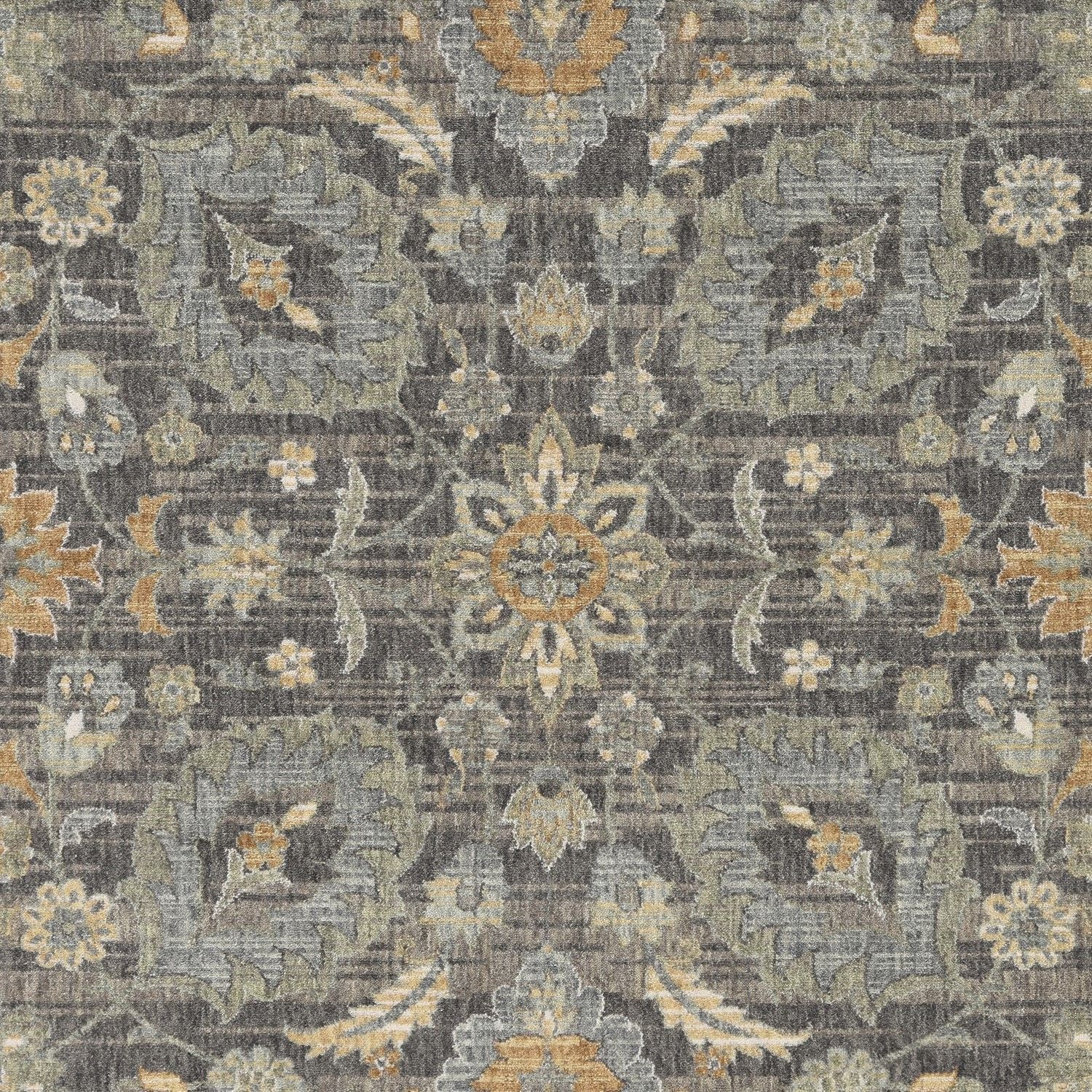 8-inch taupe machine woven vintage traditional indoor runner rug, showcasing intricate patterns and soft texture, perfect for elegant living spaces.