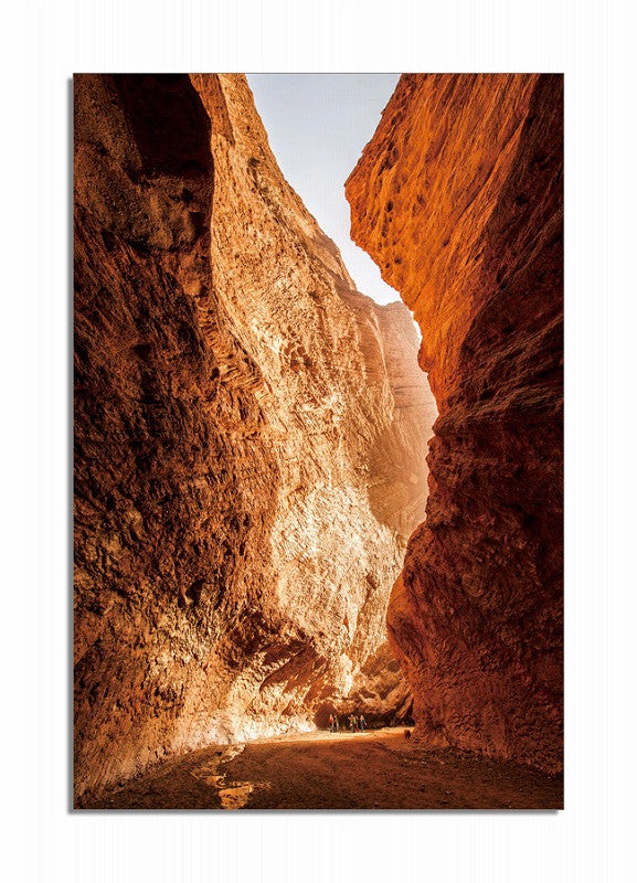 Extra large Canyon Crater Photo on canvas wall art showcasing a stunning view of a canyon crater, perfect for modern home decor.