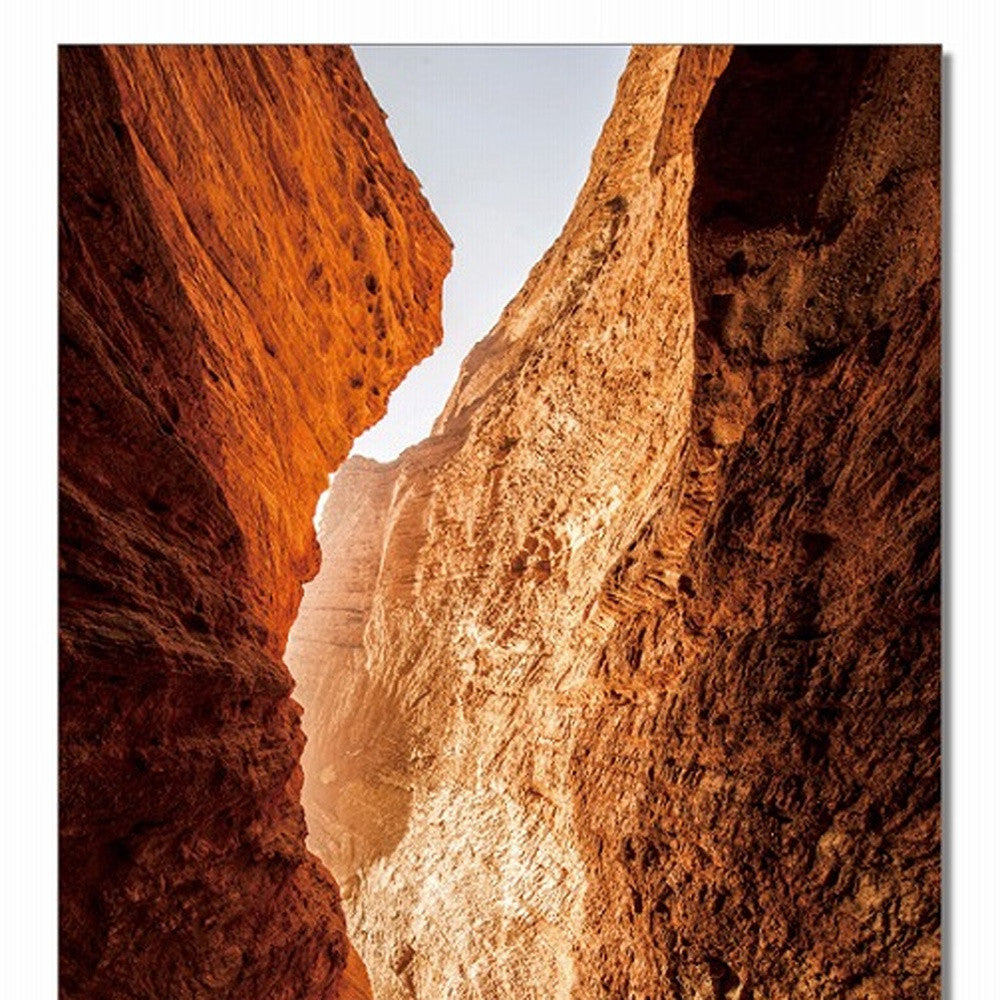 Extra large Canyon Crater Photo on canvas wall art showcasing a stunning view of a canyon crater, perfect for modern home decor.