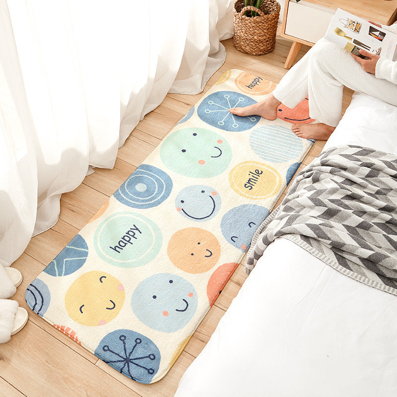 Cute Cartoon Carpet featuring a soft, plush texture with vibrant cartoon designs, ideal for living rooms and children's rooms.