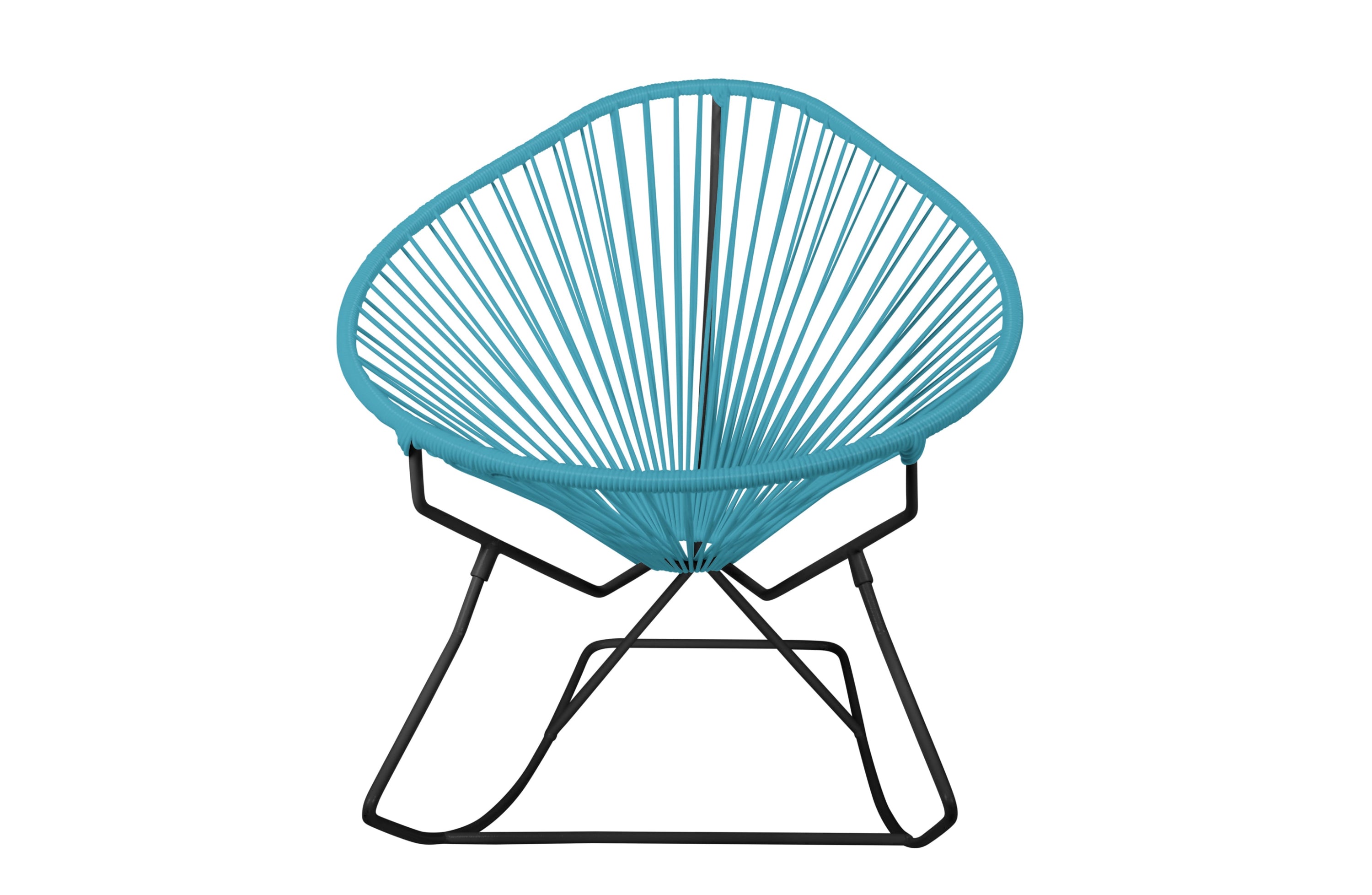 Junior Acapulco Rocking Chair in vibrant colors, designed for kids, showcasing its stylish and comfortable features.