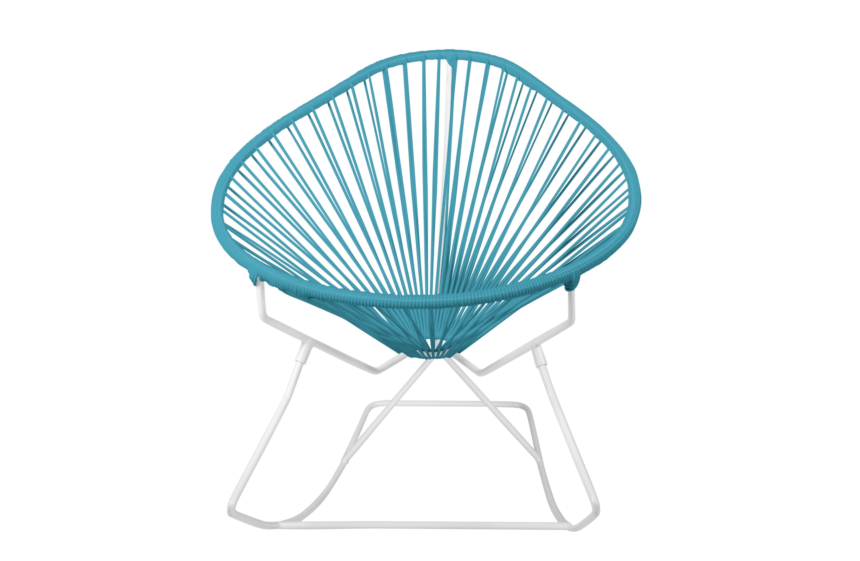 Junior Acapulco Rocking Chair in vibrant colors, designed for kids, showcasing its stylish and comfortable features.