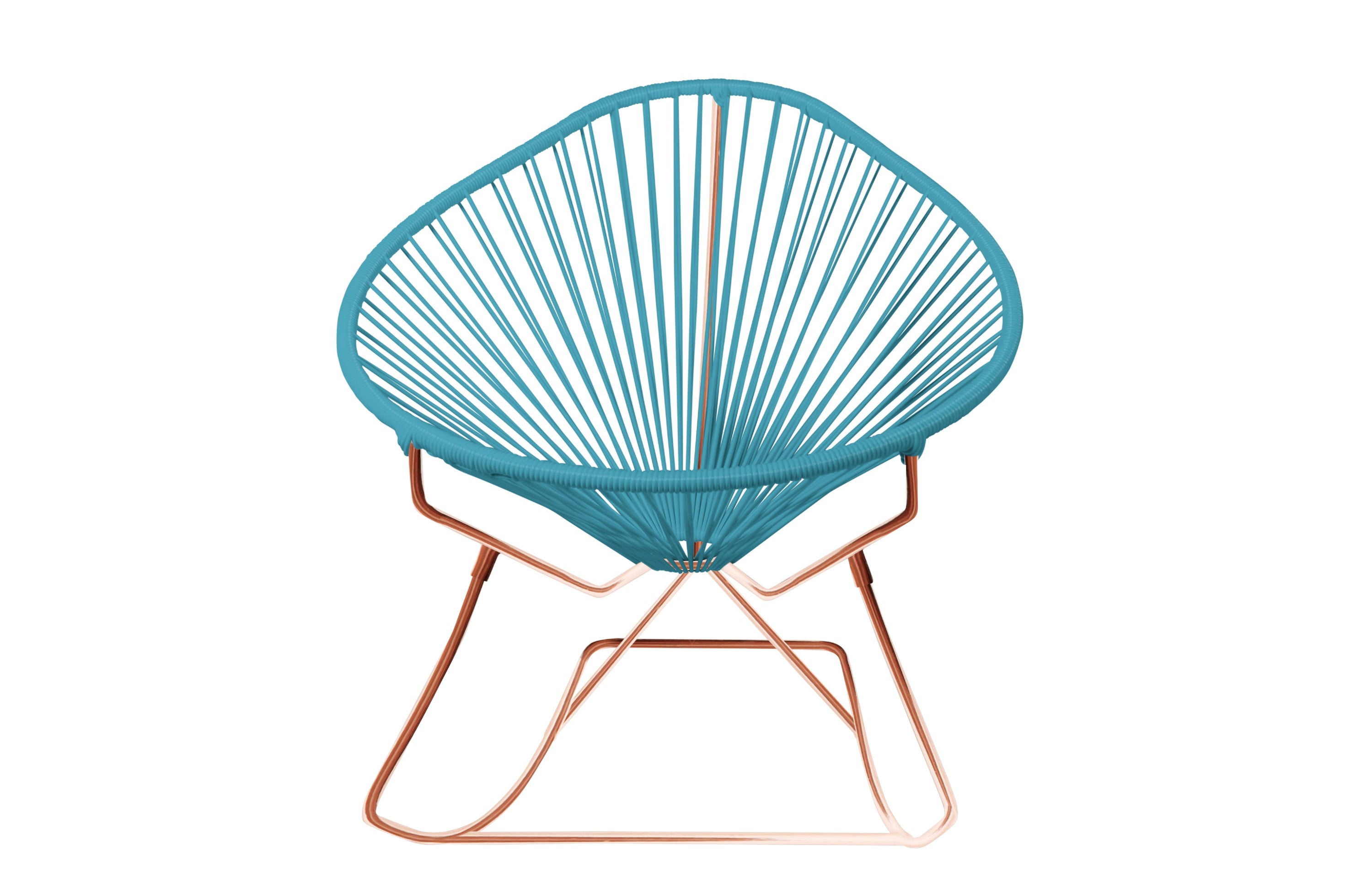 Junior Acapulco Rocking Chair in vibrant colors, designed for kids, showcasing its stylish and comfortable features.