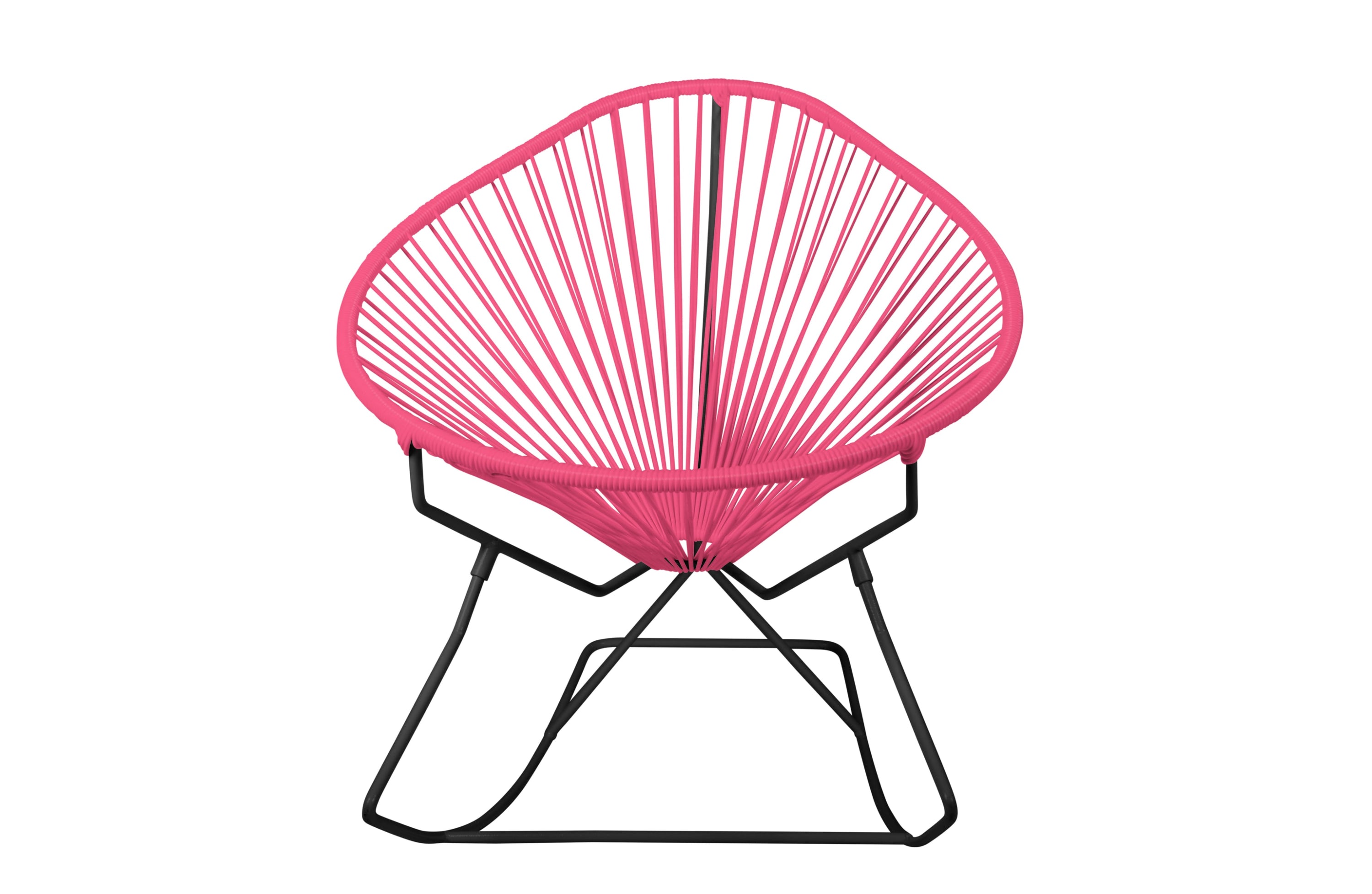 Junior Acapulco Rocking Chair in vibrant colors, designed for kids, showcasing its stylish and comfortable features.