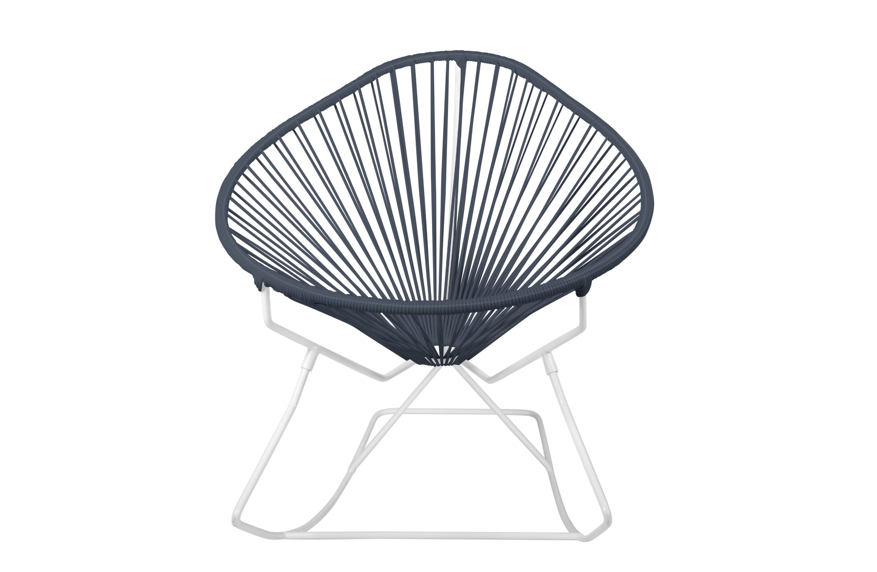 Junior Acapulco Rocking Chair in vibrant colors, designed for kids, showcasing its stylish and comfortable features.