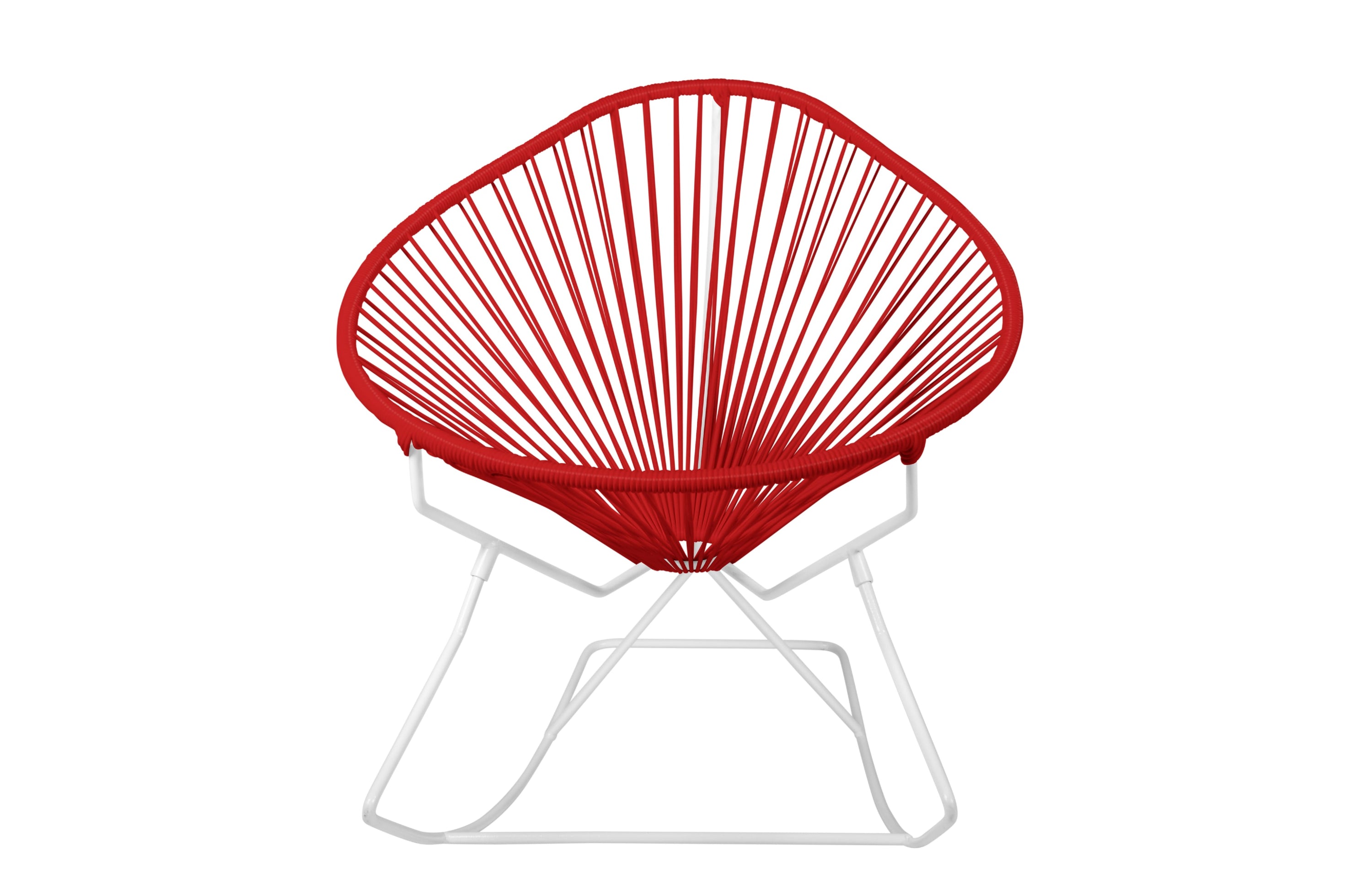 Junior Acapulco Rocking Chair in vibrant colors, designed for kids, showcasing its stylish and comfortable features.