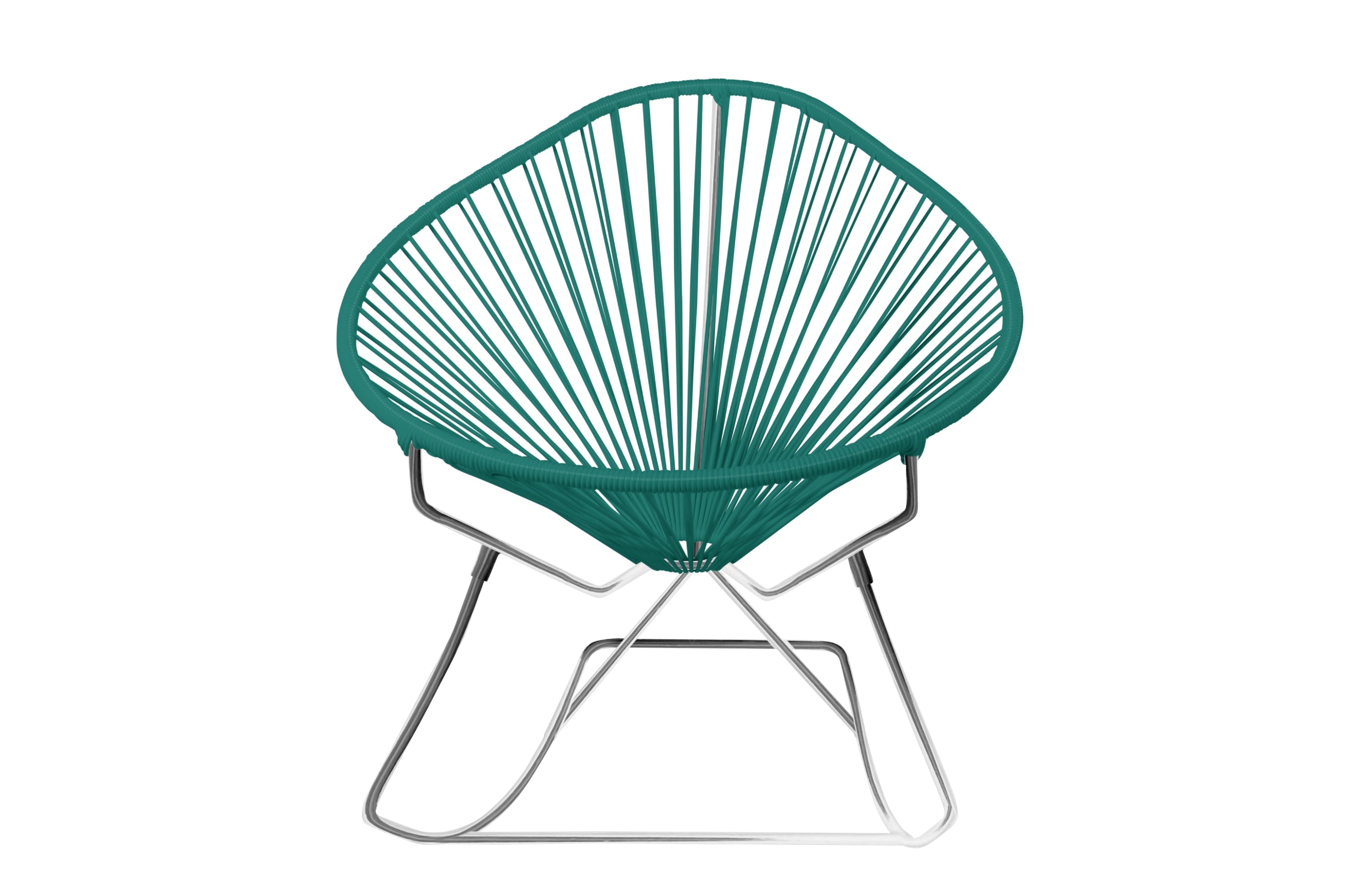 Junior Acapulco Rocking Chair in vibrant colors, designed for kids, showcasing its stylish and comfortable features.