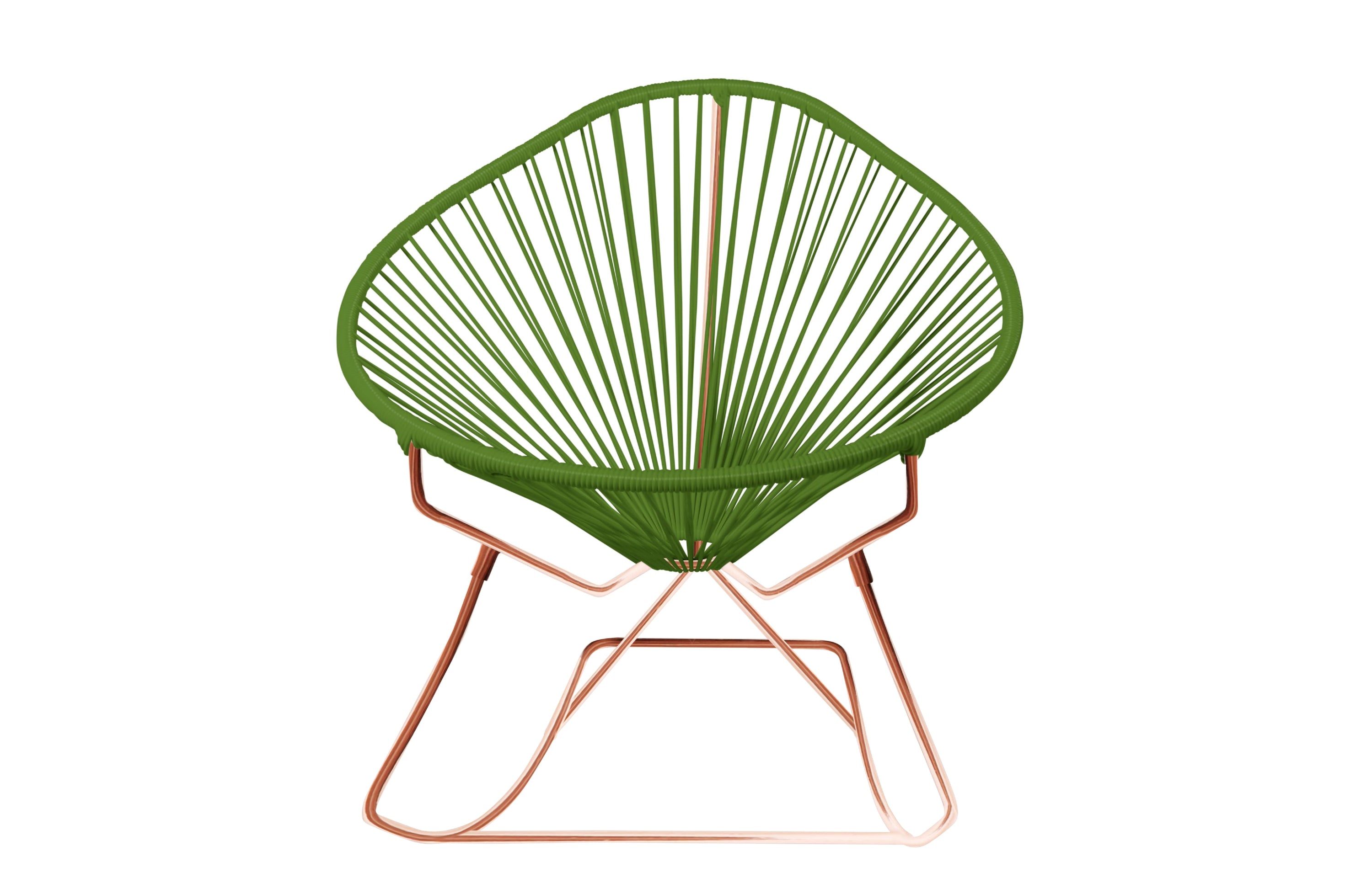 Junior Acapulco Rocking Chair in vibrant colors, designed for kids, showcasing its stylish and comfortable features.