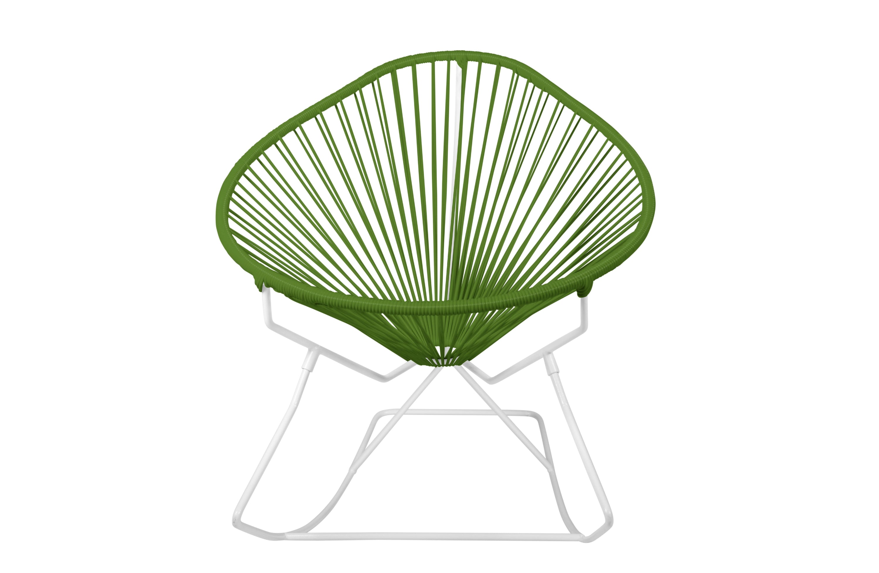 Junior Acapulco Rocking Chair in vibrant colors, designed for kids, showcasing its stylish and comfortable features.