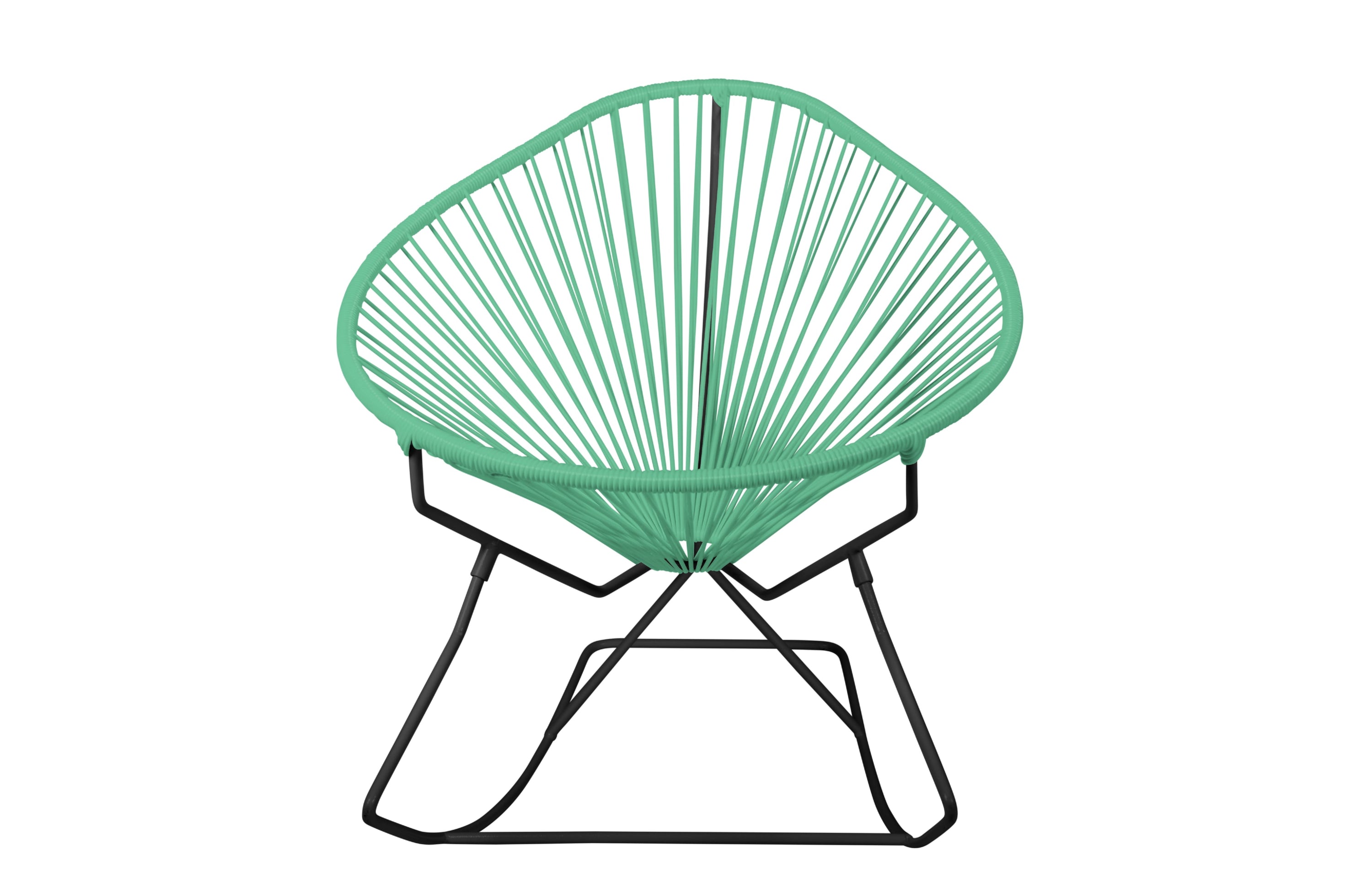 Junior Acapulco Rocking Chair in vibrant colors, designed for kids, showcasing its stylish and comfortable features.