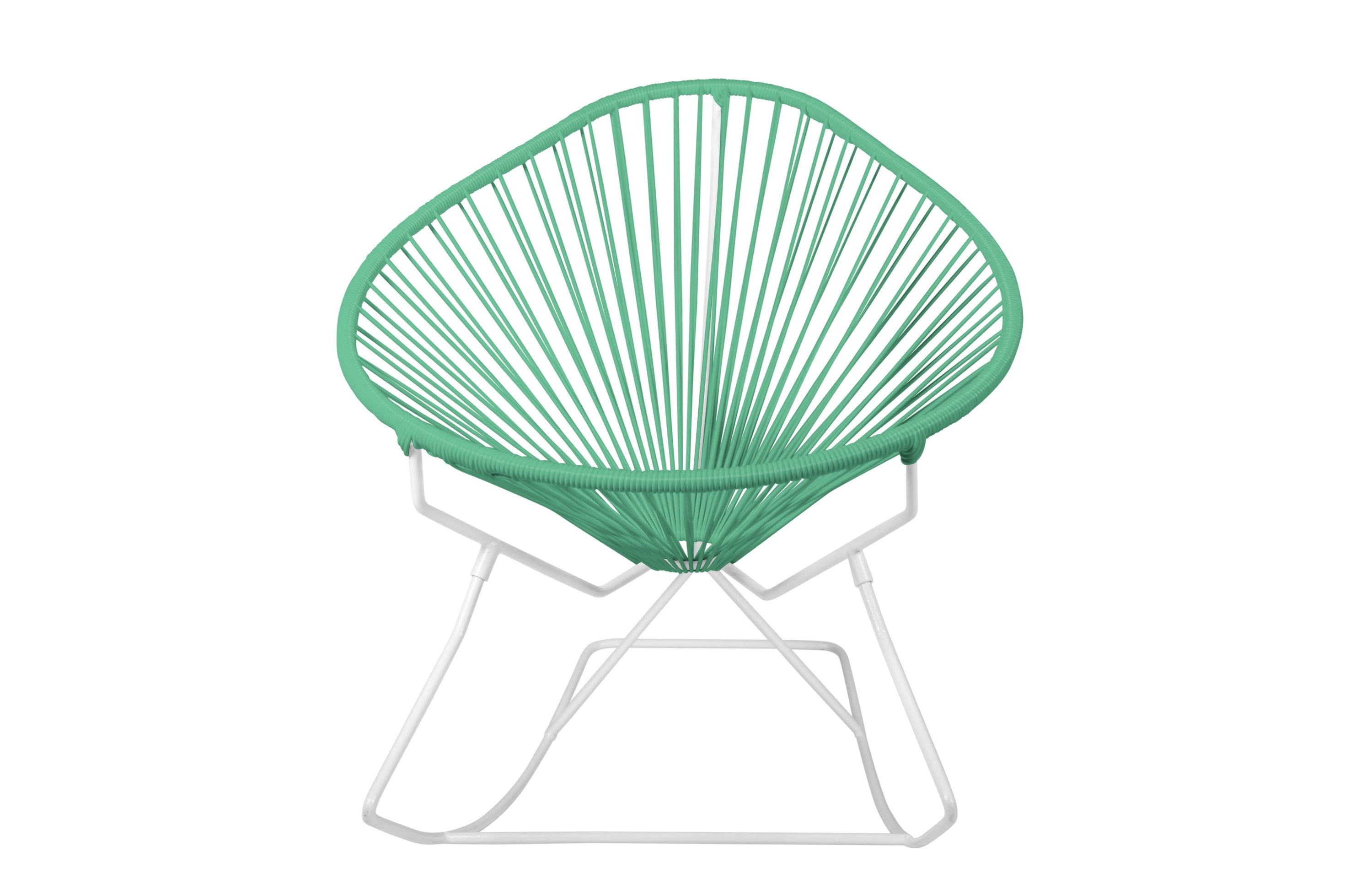 Junior Acapulco Rocking Chair in vibrant colors, designed for kids, showcasing its stylish and comfortable features.