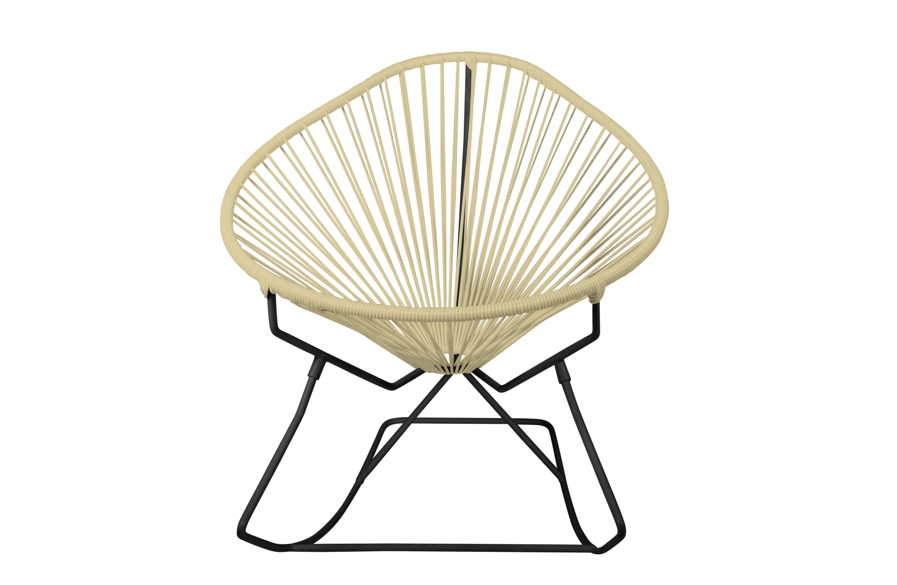 Junior Acapulco Rocking Chair in vibrant colors, designed for kids, showcasing its stylish and comfortable features.