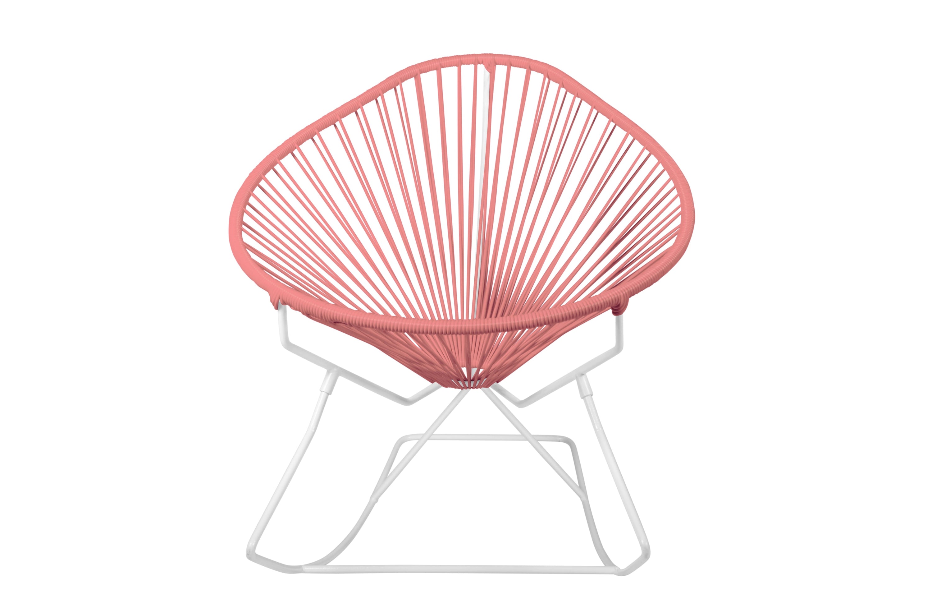 Junior Acapulco Rocking Chair in vibrant colors, designed for kids, showcasing its stylish and comfortable features.