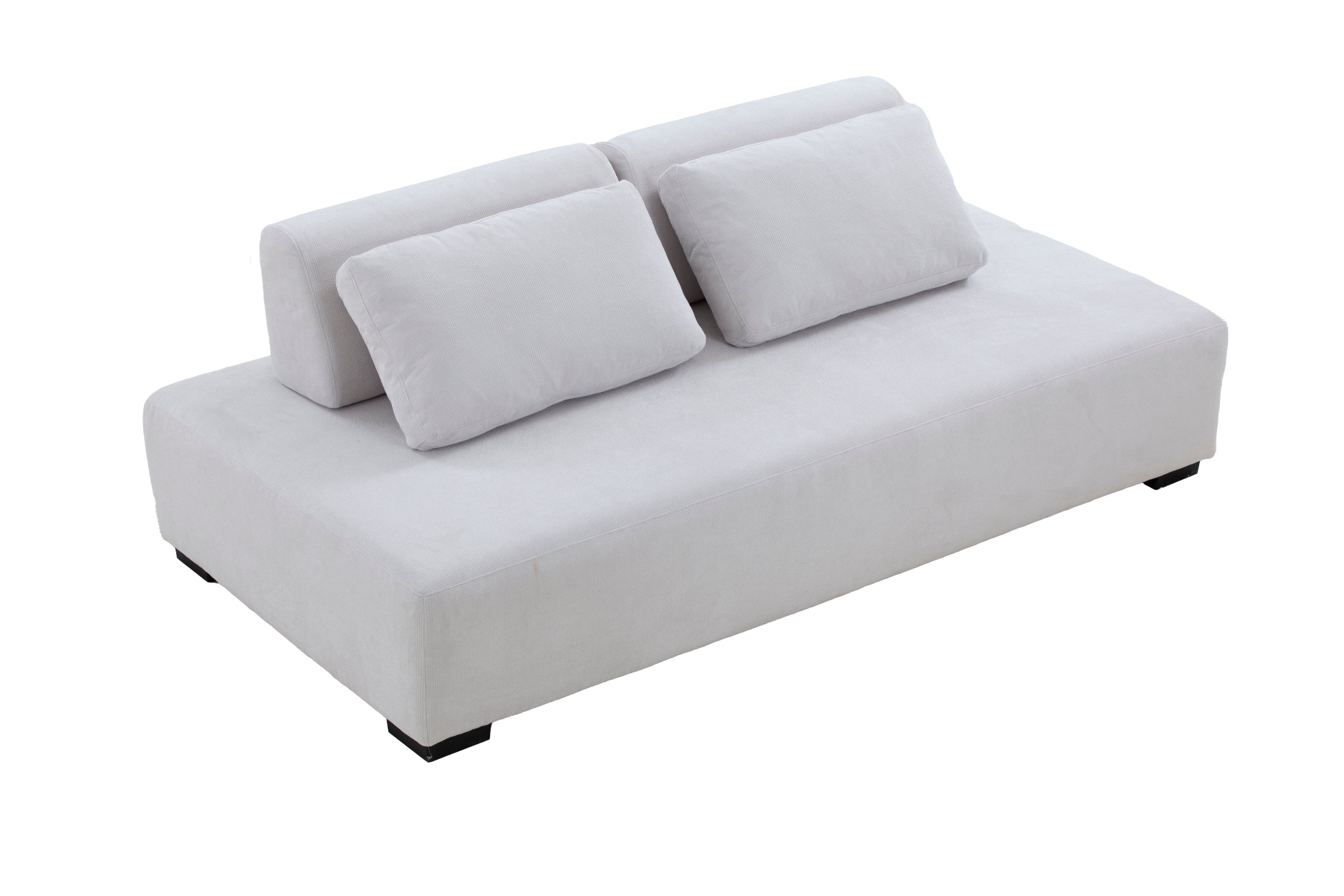 Morden Sofa Minimalist Modular Sofa in beige, showcasing its sleek design and comfortable seating arrangement, ideal for modern living spaces.