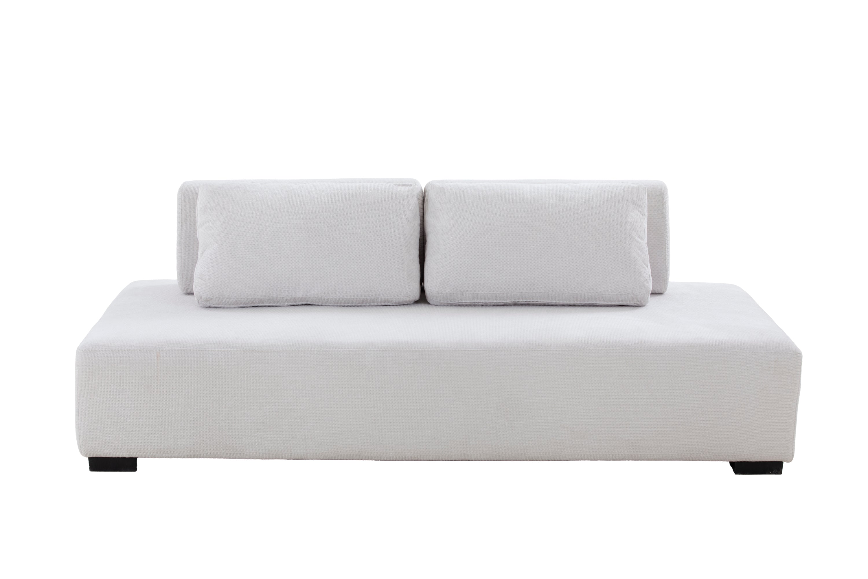 Morden Sofa Minimalist Modular Sofa in beige, showcasing its sleek design and comfortable seating arrangement, ideal for modern living spaces.