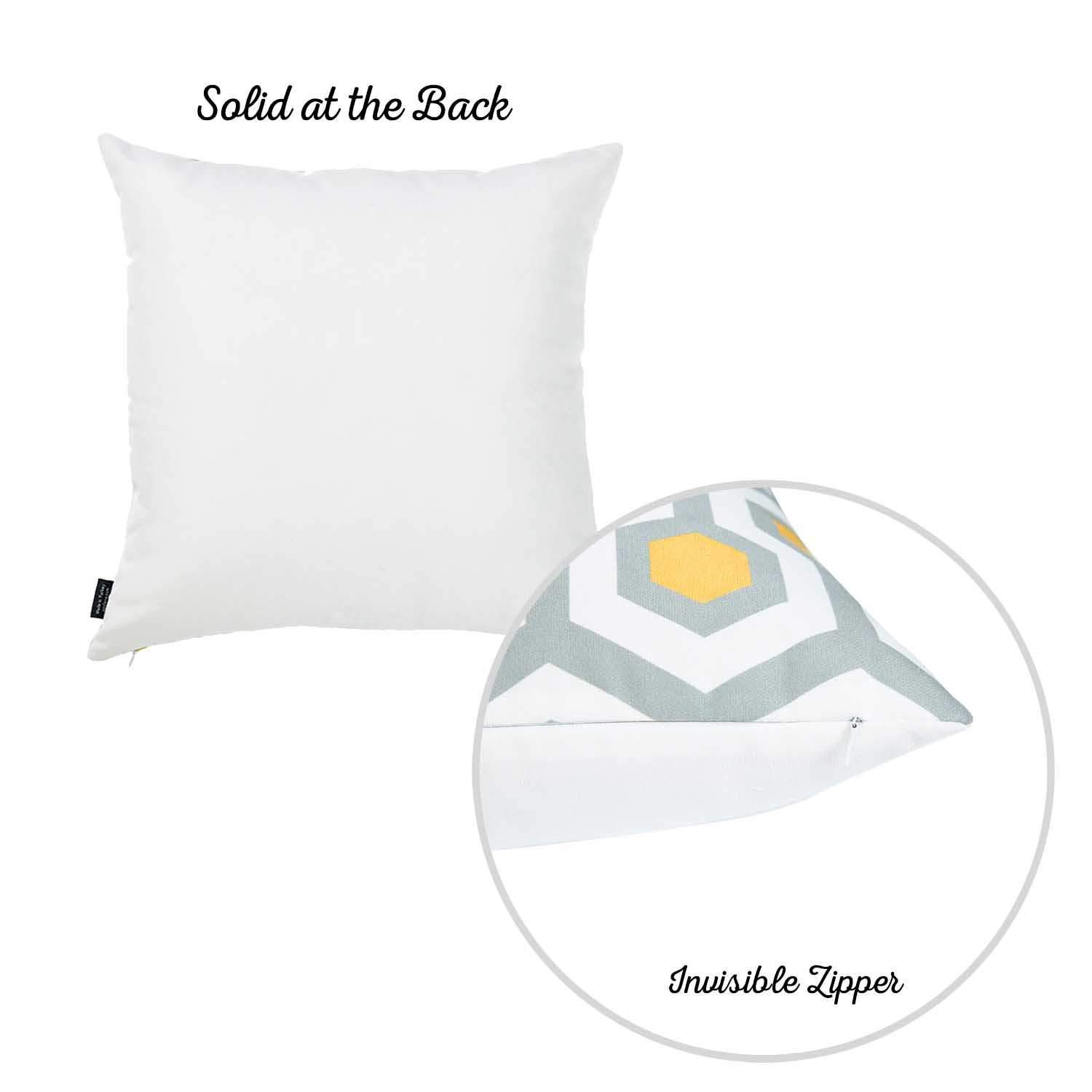 Retro Geometric Decorative Throw Pillow Cover featuring colorful geometric patterns on a soft brushed fabric with a hidden zipper closure.