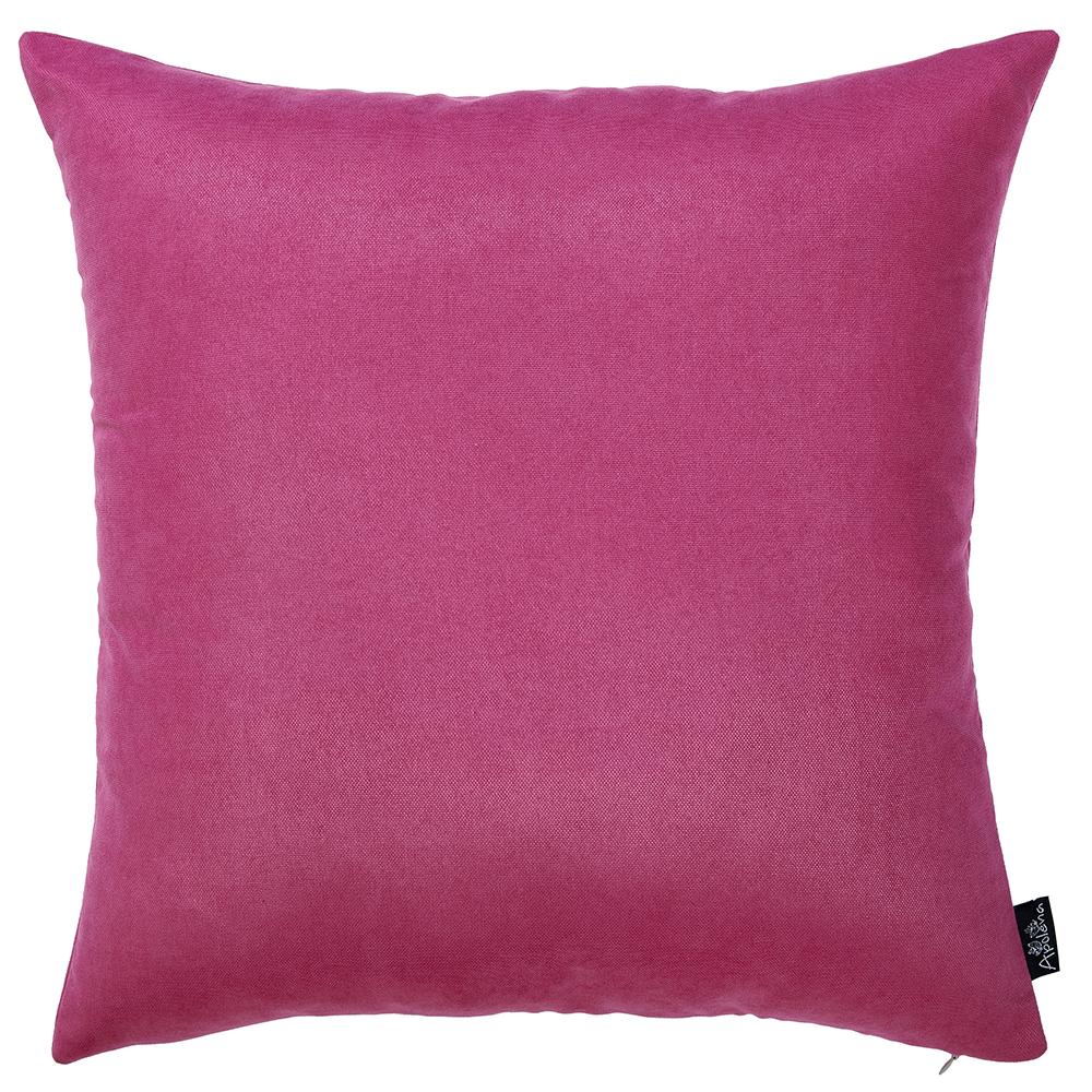 Set of 2 pink brushed twill decorative throw pillow covers with hidden zipper closure, showcasing a luxurious and soft texture.