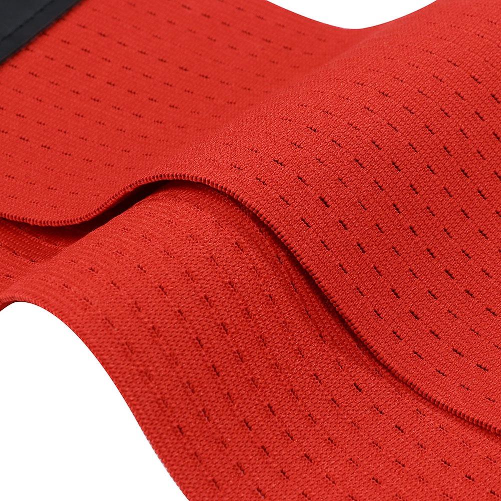 3 in 1 Fat Burner Slimming Body Shaper Belt in black and orange-red, made of neoprene and nylon, designed for anti-cellulite and enhanced sweating.