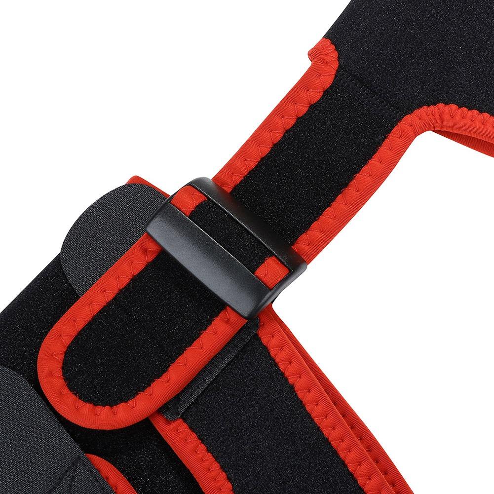 3 in 1 Fat Burner Slimming Body Shaper Belt in black and orange-red, made of neoprene and nylon, designed for anti-cellulite and enhanced sweating.