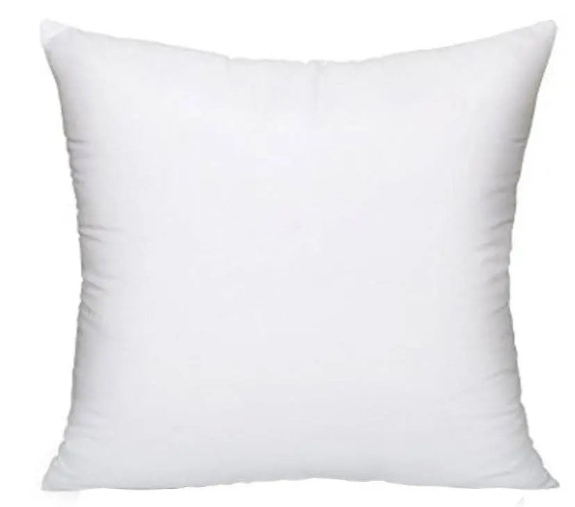 A plush 4x6 or 6x4 hypoallergenic polyester pillow insert, showcasing its soft texture and durable woven cotton blend fabric.
