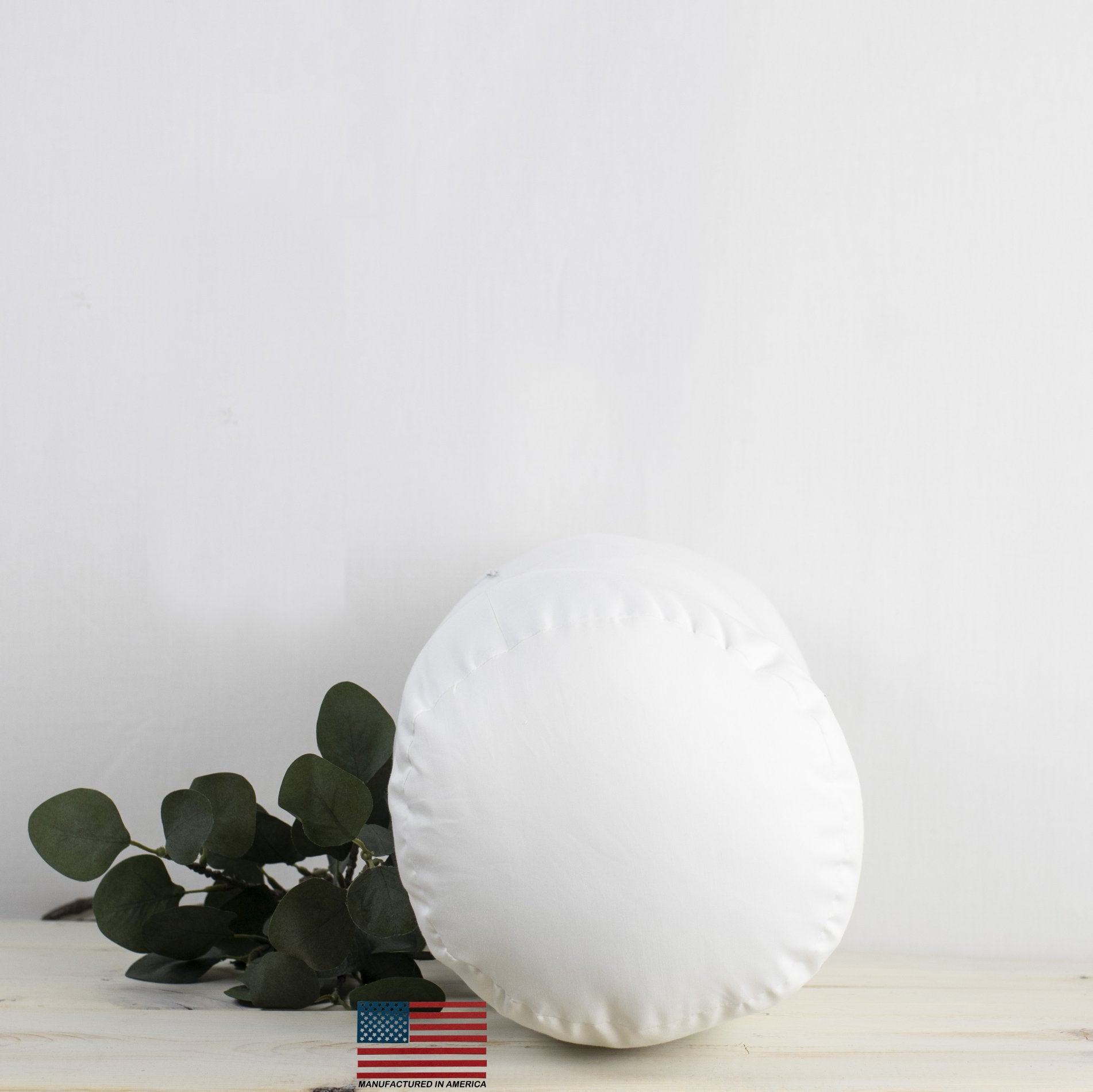 7x30 bolster insert with hypoallergenic polyester fill, showcasing its soft texture and durable woven cotton blend fabric.