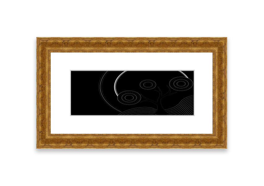 Framed Aboriginal Pattern 13 print showcasing vibrant colors and intricate designs, ready to hang.