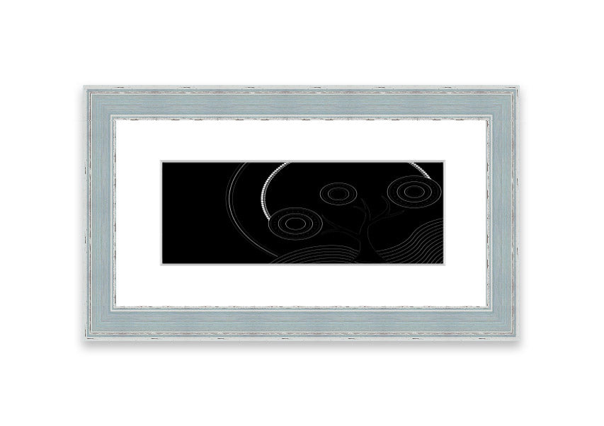 Framed Aboriginal Pattern 13 print showcasing vibrant colors and intricate designs, ready to hang.