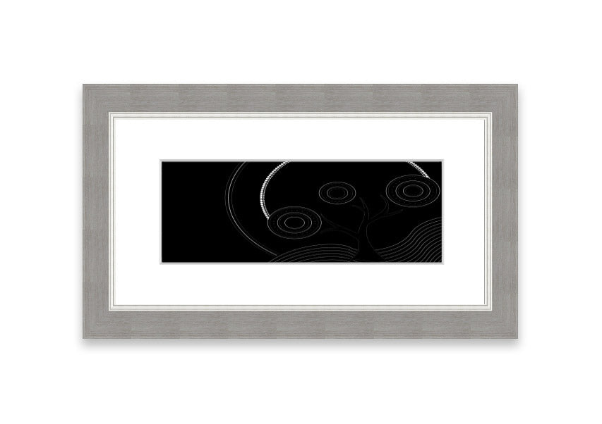 Framed Aboriginal Pattern 13 print showcasing vibrant colors and intricate designs, ready to hang.