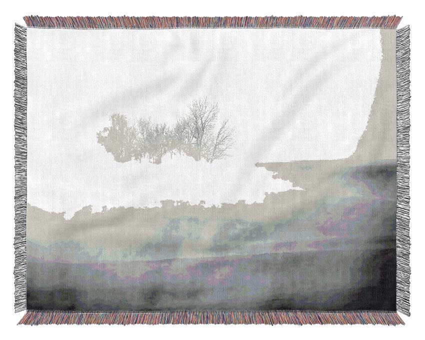 Luxurious Absorption B n W throw blanket made from 100% cotton, featuring a thermal weave for breathability and a classic design.