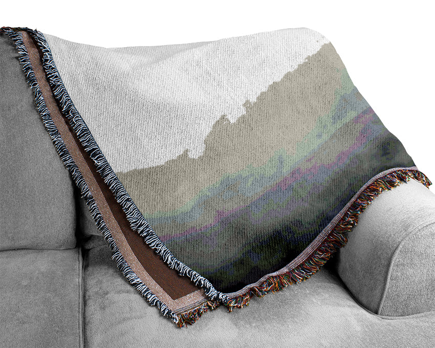 Luxurious Absorption B n W throw blanket made from 100% cotton, featuring a thermal weave for breathability and a classic design.