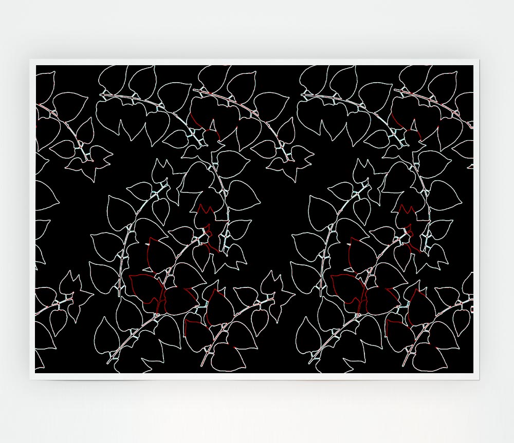 Main Abstract Neon Floral image