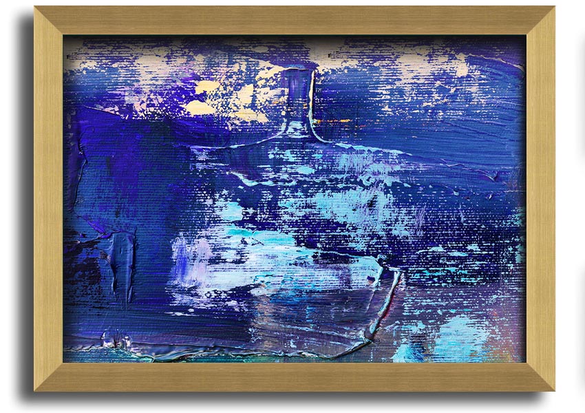 Acrylic Art Paint Textures framed print showcasing vibrant colors and unique textures, ready to hang.