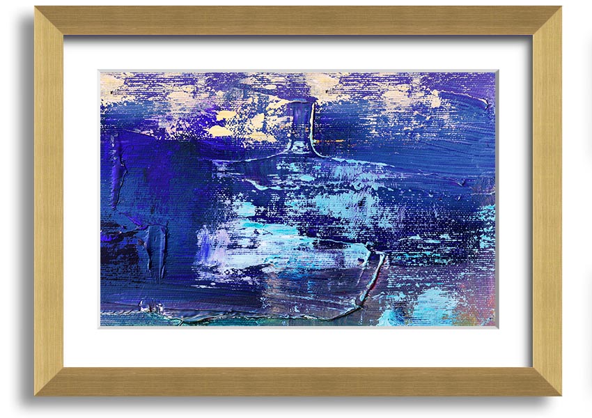 Acrylic Art Paint Textures framed print showcasing vibrant colors and unique textures, ready to hang.
