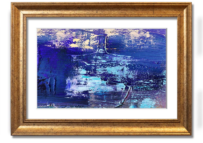 Acrylic Art Paint Textures framed print showcasing vibrant colors and unique textures, ready to hang.