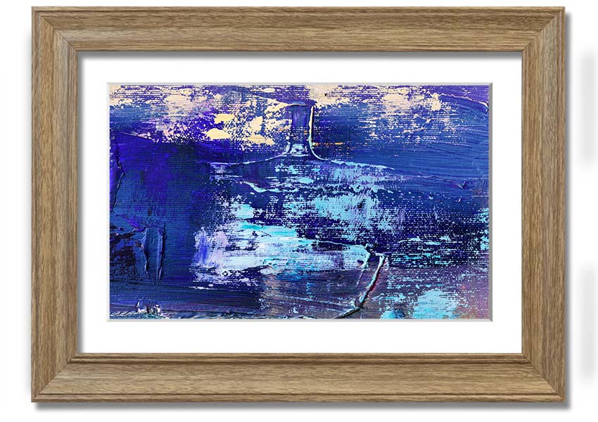 Acrylic Art Paint Textures framed print showcasing vibrant colors and unique textures, ready to hang.