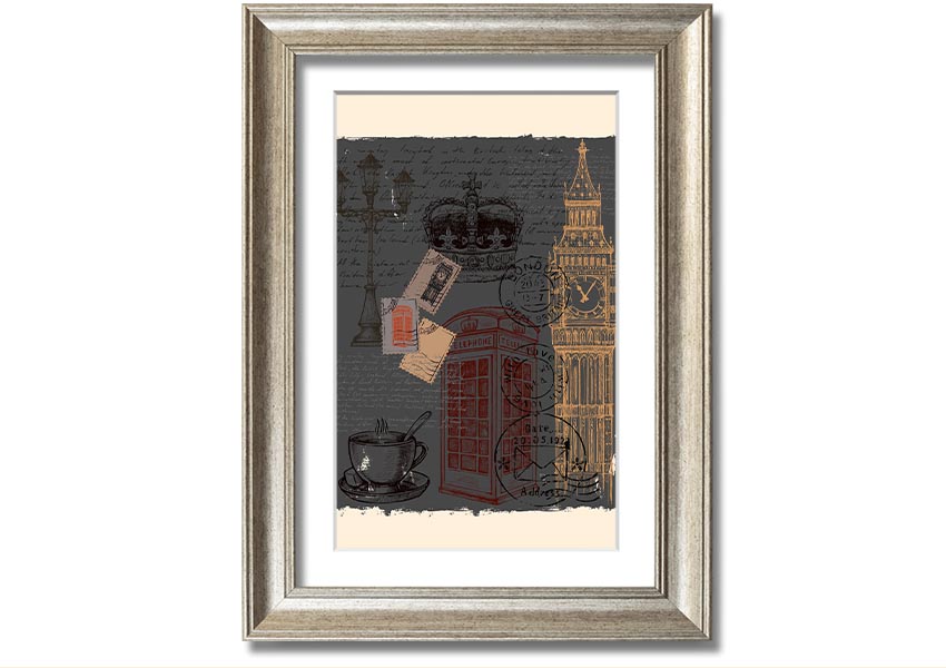 Add London To Your framed print in multiple frame colours, handmade in the UK, ready to hang.