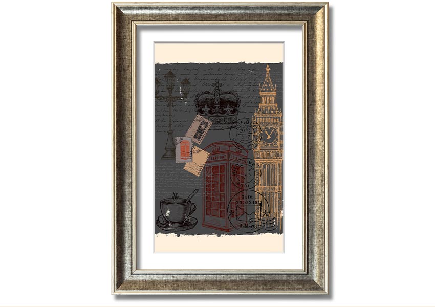 Add London To Your framed print in multiple frame colours, handmade in the UK, ready to hang.