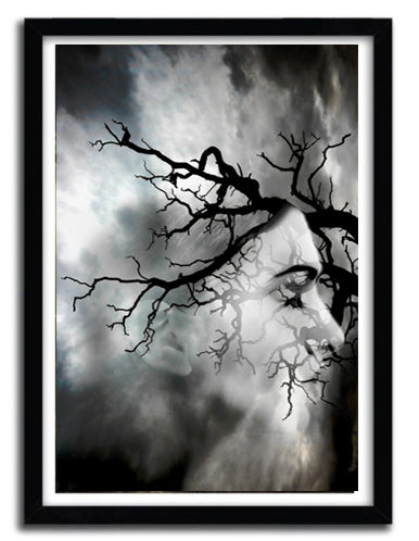 Affiche Bad Weather by Tania Amrein, a limited edition art print on fine arts paper, showcasing vibrant colors and intricate details.