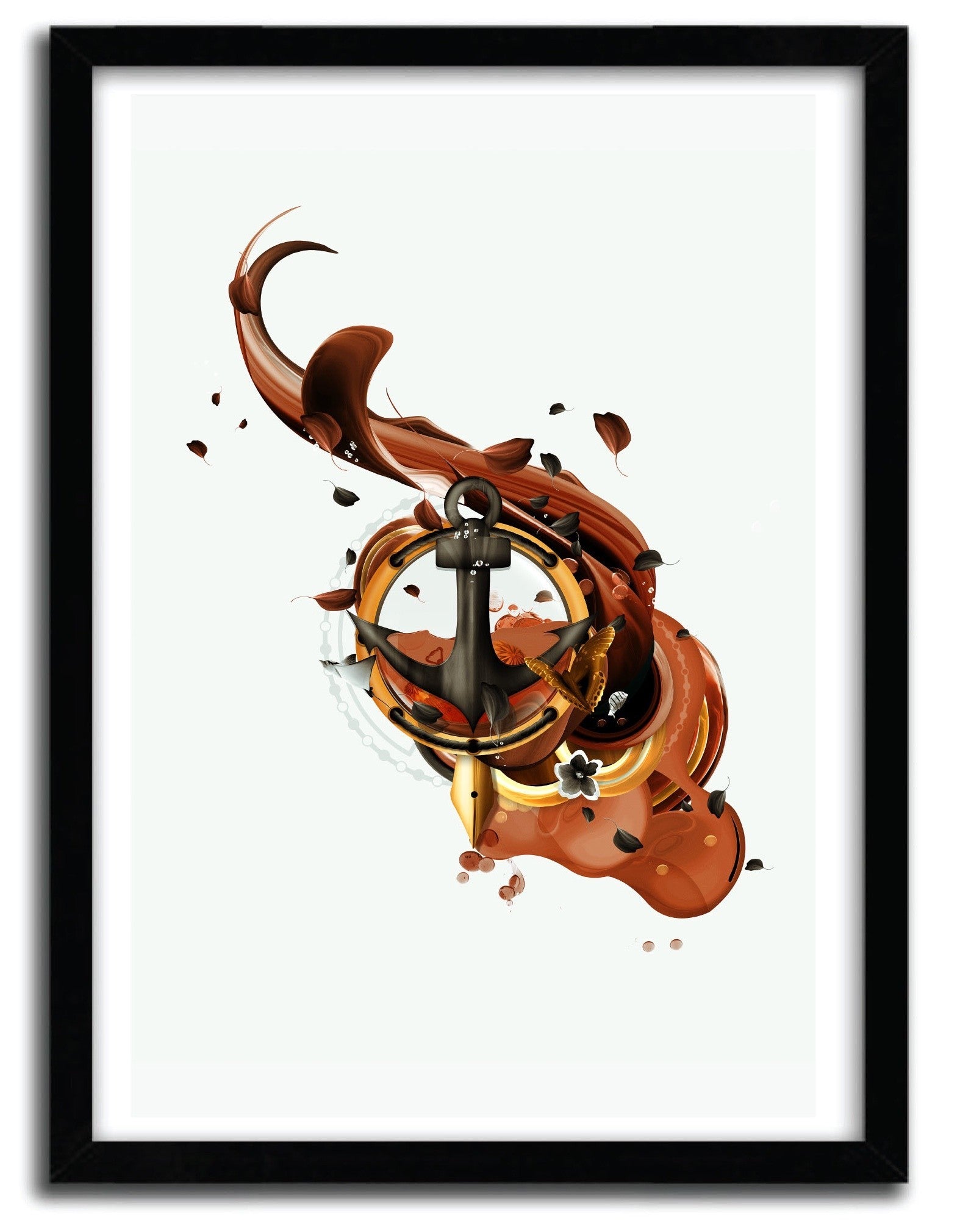 BELIEVE affiche by David Delin, printed on fine arts paper, showcasing vibrant colors and intricate details.