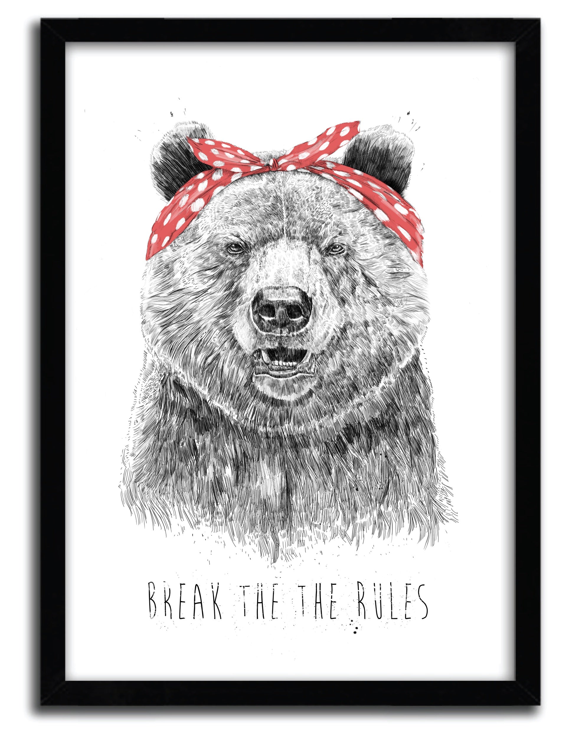 Limited edition print 'Break the Rules' by Balazs Solti, showcasing vibrant colors on fine arts paper.