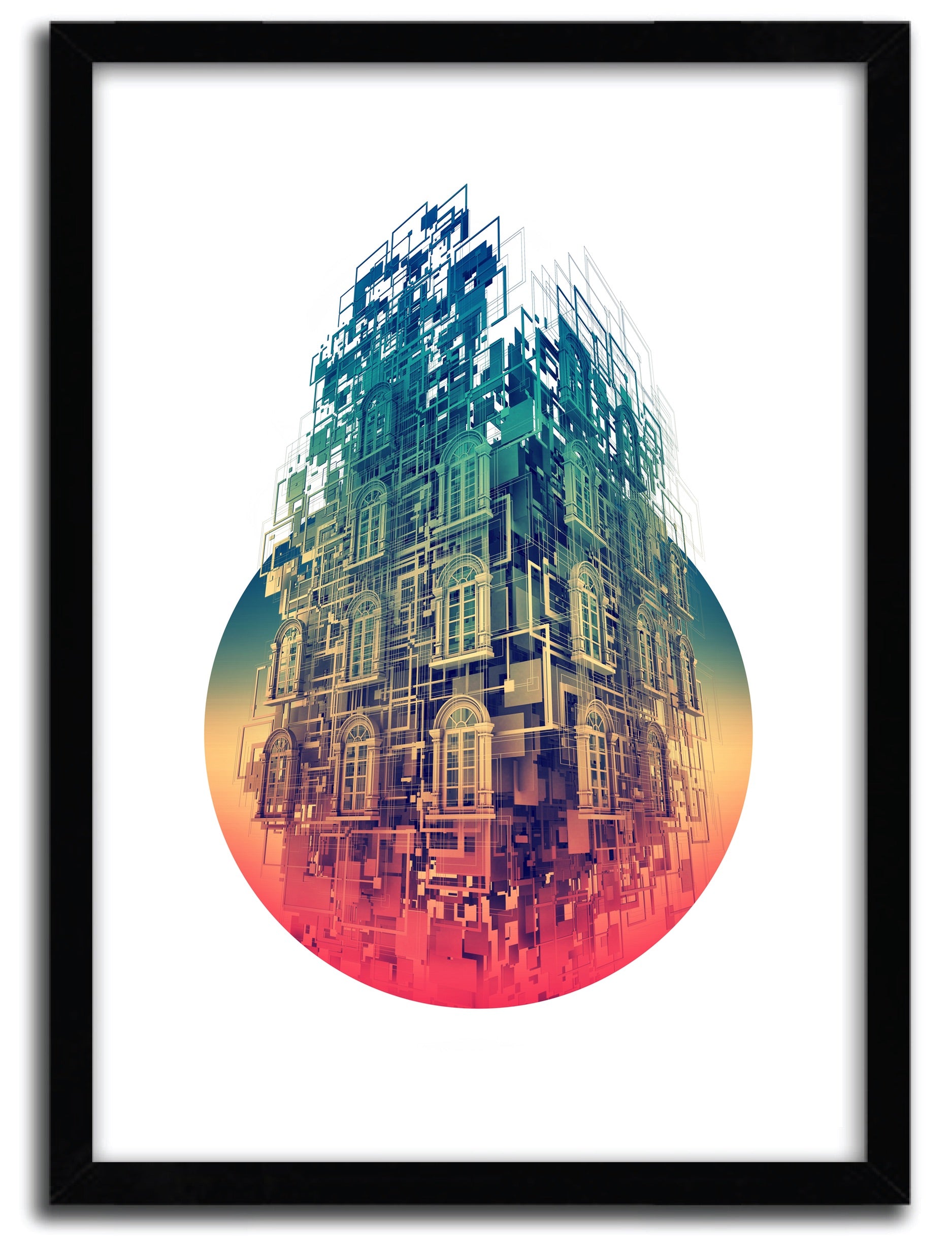 Affiche conception by FALCAO LUCAS, a limited edition art print on fine arts paper, showcasing vibrant colors and intricate details.