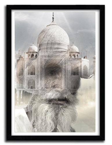 Affiche Indian Wisdom by Tania Amrein, a limited edition art print on fine arts paper, showcasing vibrant colors and intricate details.